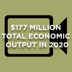 $177 million total economic output in 2020