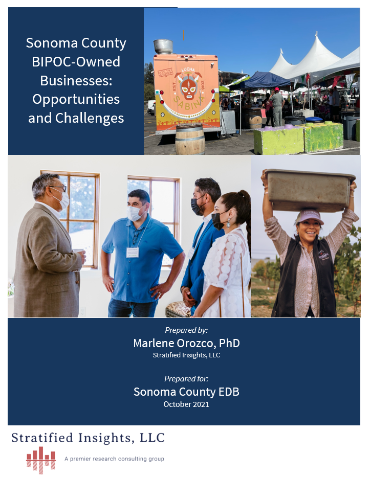 Sonoma County BIPOC-Owned Businesses: Opportunities and Challenges report cover